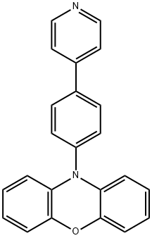 10-(4-(吡啶-4-基)苯基)-10H-吩恶嗪,1826129-73-0,结构式