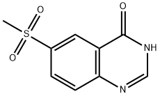4-羟基-6-甲砜基喹唑啉 结构式