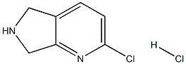 2-Chloro-6,7-dihydro-5H-pyrrolo[3,4-b]pyridine hydrochloride Structure