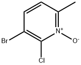 3-bromo-2-chloro-6-methylpyridine 1-oxide Struktur