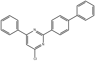 2-([1,1'-联苯]-4-基)-4-氯-6-苯基嘧啶 结构式