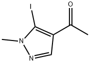 1-(5-Iodo-1-methyl-1H-pyrazol-4-yl)-ethanone 结构式