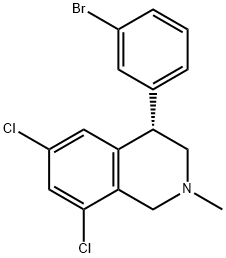 1870821-29-6 (S)-4-(3-溴苯基)-6,8-二氯-2-甲基-1,2,3,4-四氢异喹啉