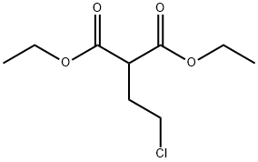 Diethyl 2-(2-chloroethyl)propanedioate Struktur