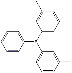 Phosphine, bis(3-methylphenyl)phenyl- Structure