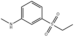 3-(ethanesulfonyl)-N-methylaniline Structure