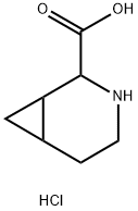 3-azabicyclo[4.1.0]heptane-2-carboxylic acid hydrochloride 结构式
