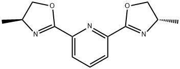 2,6-双((S)-4-甲基-4,5-二氢噁唑-2-基)吡啶 结构式