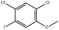 1,5-Dichloro-2-iodo-4-methoxy-benzene Struktur