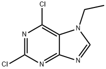 2,6-二氯-7-乙基-7H-嘌呤, 190654-80-9, 结构式