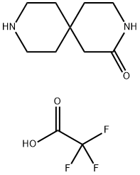 3,9-Diazaspiro[5.5]undecan-2-one 2,2,2-trifluoroacetate Structure