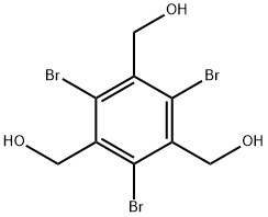 1,3,5-Benzenetrimethanol, 2,4,6-tribromo- Structure