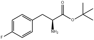 DL-4-fluoro- Phenylalanine 1,1-dimethylethyl ester Struktur