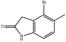 4-bromo-5-methylindolin-2-one Struktur