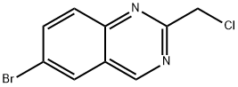 2-(氯甲基)-6-溴喹唑啉, 1936538-67-8, 结构式