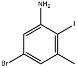 5-bromo-2-iodo-3-methylaniline 结构式