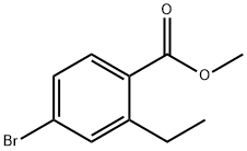 Methyl 4-bromo-2-ethylbenzoate 结构式