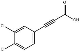 3-(3,4-DICHLOROPHENYL)-2-PROPYNOIC ACID,19498-74-9,结构式