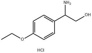 amino(4-ethoxyphenyl)methanol hydrochloride Struktur