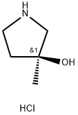 (3S)-3-methylpyrrolidin-3-ol hydrochloride Structure