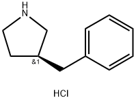 (S)-3-Benzylpyrrolidine hydrochloride Structure