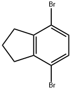 4,7-dibromoindan 结构式