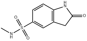 2-oxo-2,3-dihydro-1H-indole-5-sulfonic acid methylamide 结构式