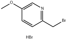 2-(Bromomethyl)-5-methoxypyridine hydrobromide Structure