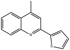 4-甲基-2-噻吩-2-喹啉 结构式