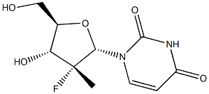 1-((2S,3R,4R,5R)-3-fluoro-4-hydroxy-5-(hydroxymethyl)-3-methyltetrahydrofuran-2-yl)pyrimidine-2,4(1H,3H)-dione