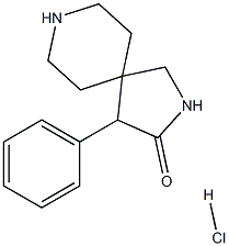4-Phenyl-2,8-diazaspiro[4.5]decan-3-one hydrochloride Structure