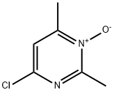 4-chloro-2,6-dimethylpyrimidine 1-oxide Struktur