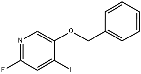 5-(Benzyloxy)-2-fluoro-4-iodopyridine Struktur