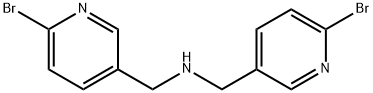 Bis((6-bromopyridin-3-yl)methyl)amine Struktur