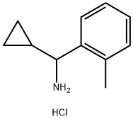 CYCLOPROPYL(2-METHYLPHENYL)METHANAMINE HYDROCHLORIDE Struktur