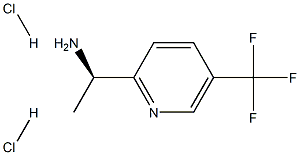 (R)-1-(5-(Trifluoromethyl)pyridin-2-yl)ethanamine dihydrochloride Struktur