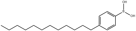 (4-Dodecylphenyl)boronic acid,206763-93-1,结构式