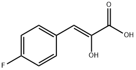 (2Z)-3-(4-fluorophenyl)-2-hydroxyprop-2-enoic acid 结构式
