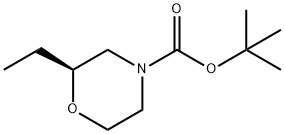 (S)-tert-butyl 2-ethylmorpholine-4-carboxylate Structure