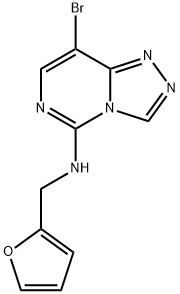 8-bromo-N-(furan-2-ylmethyl)-[1,2,4]triazolo[4,3-c]pyrimidin-5-amine Structure