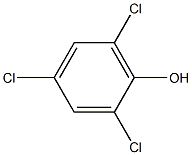 2,4,6-trichlorophenol Struktur