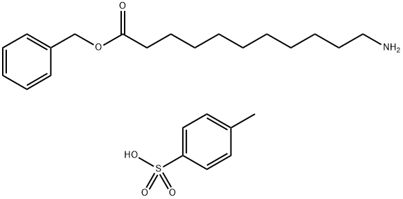 11-氨基十一酸苄酯对甲苯磺酸盐, 208647-76-1, 结构式
