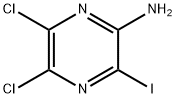5,6-Dichloro-3-iodopyrazin-2-amine Structure