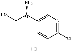 (2R)-2-AMINO-2-(6-CHLORO(3-PYRIDYL))ETHAN-1-OL DIHYDROCHLORIDE Struktur
