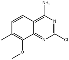 2-chloro-8-methoxy-7-methylquinazolin-4-amine Structure