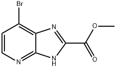 methyl 7-bromo-3H-imidazo[4,5-b]pyridine-2-carboxylate Struktur