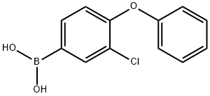 3-Chloro-4-phenoxyphenylboronic acid Struktur