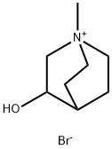1-methyl-1-azoniabicyclo[2.2.2]octan-3-ol:bromide Struktur