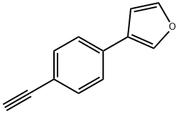 3-(4-ethynylphenyl)furan Structure