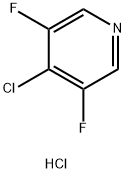 4-氯-3,5-二氟吡啶盐酸盐, 2102409-72-1, 结构式